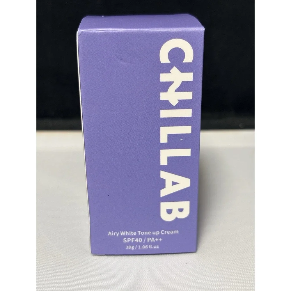 X2CHILLAB Airy White Tone Up Cream SPF40PA+++light smooth soft texture sunscreen